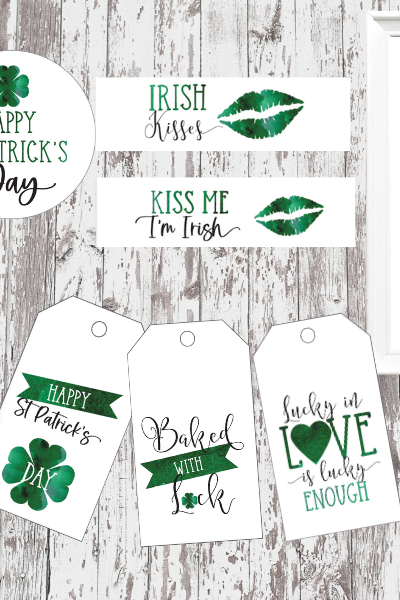 Image of various St. Patrick's Day Printables