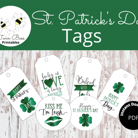 Printable St Patrick's Day Tags
