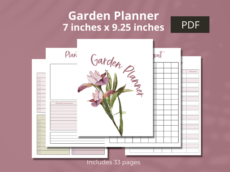 Discbound Garden Planner Printable Insert